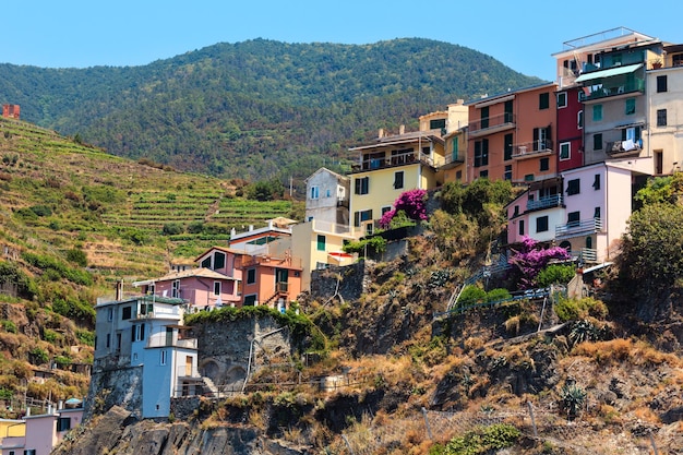 Manarola from ship Cinque Terre