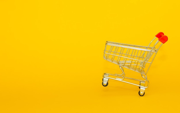 mand voor boodschappen uit de supermarkt Het concept van handel online winkelen levering van goederen