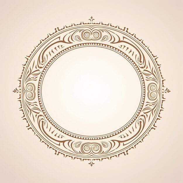 Mandala Art Een ovale vorm in een Indiase stijl vectorillustratie in