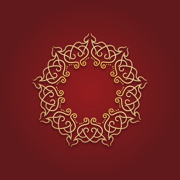 Mandala art ornament for decorativon