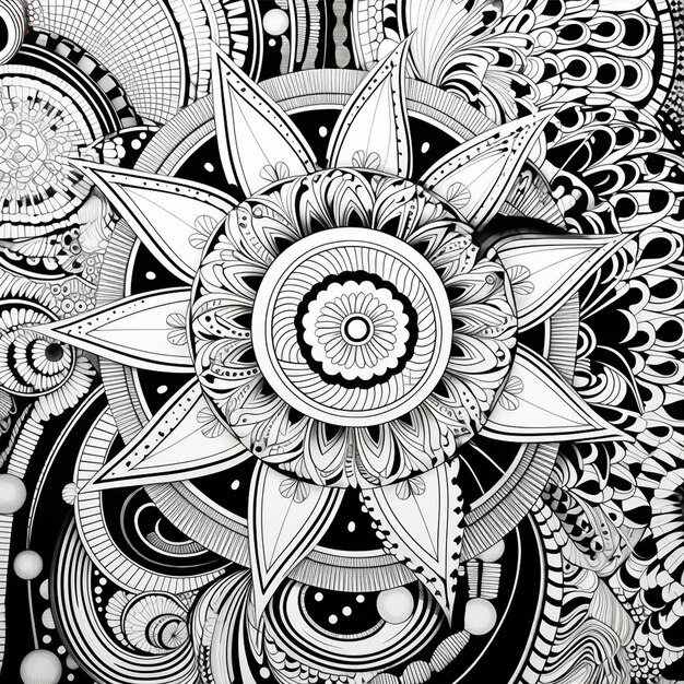 Photo a mandala background