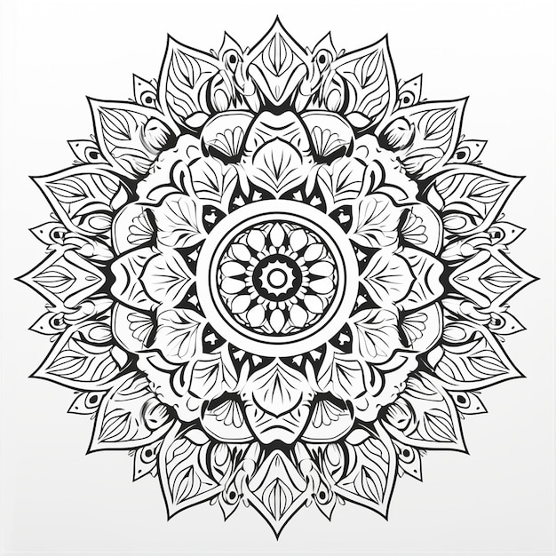 Mandala Coloring Page