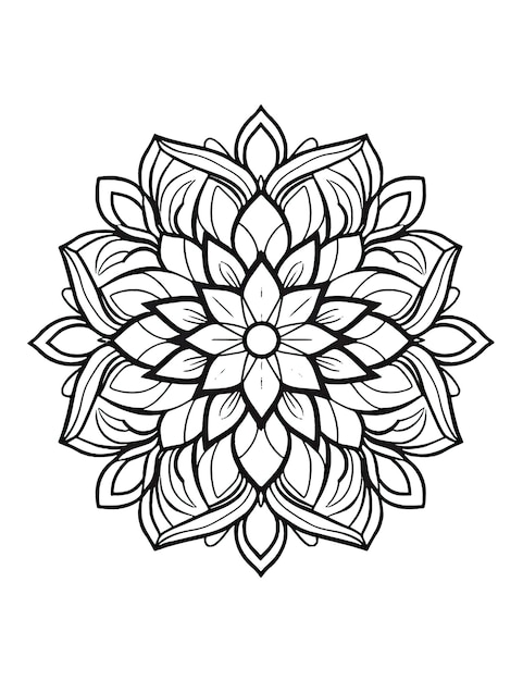 mandala coloring pages for kids and adults