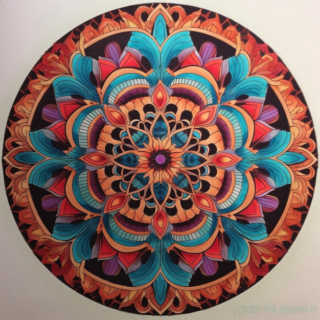 Foto illustrazione del mandala