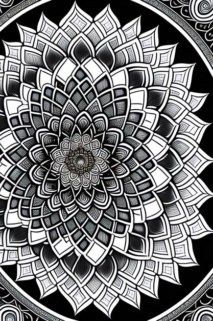 Mandala ontwerp islamitische achtergrond en Mandala gratis afbeelding