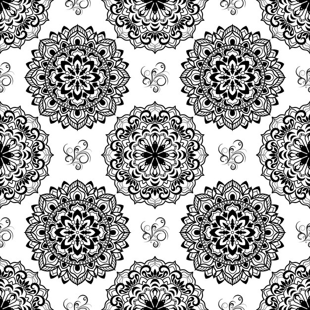 Mandala Seamless Pattern