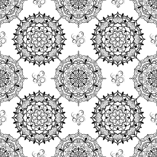 Mandala Seamless Pattern