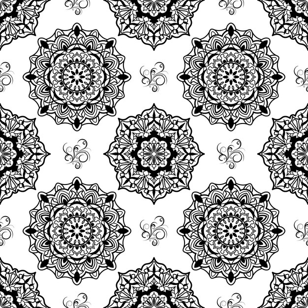 Mandala Seamless Pattern