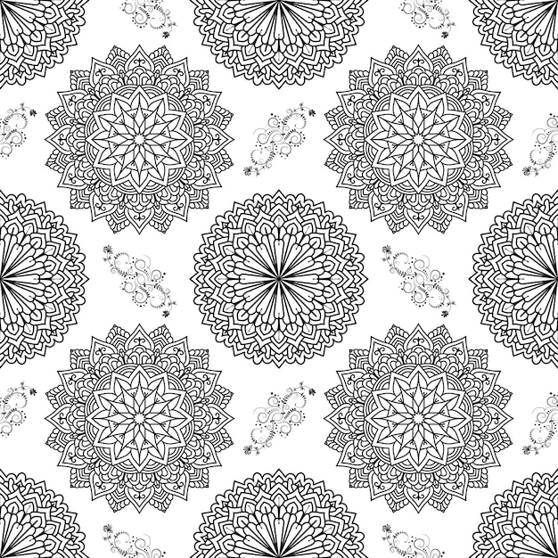 Mandala Seamless Pattern