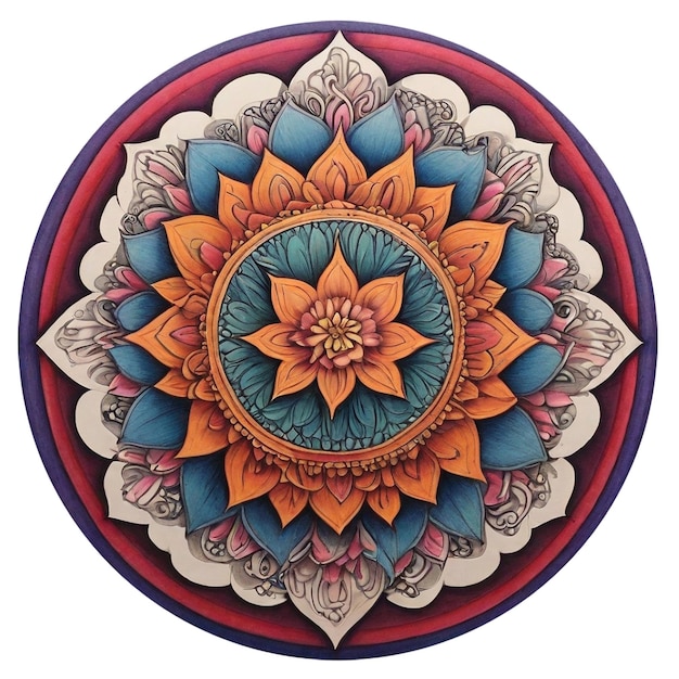 Mandala tekening