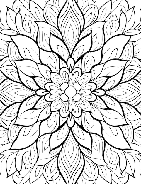 mandalas patterns coloring pages for adults second