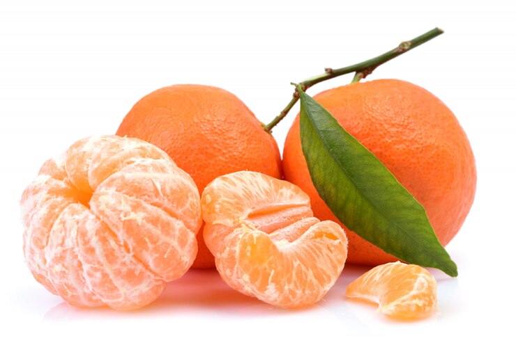 Mandarijn fruit geïsoleerd