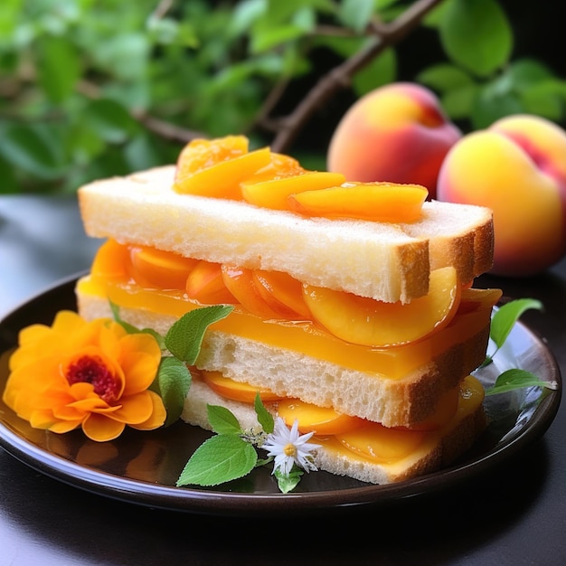 Mandarijnfruitsandwich