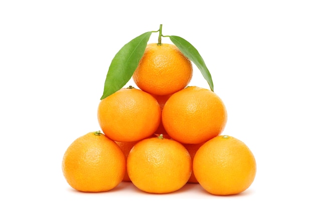 Mandarin isolated on a white background
