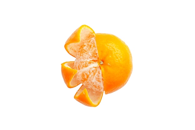 mandarin orange isolated on white background mandarin orange is juicy and sweet