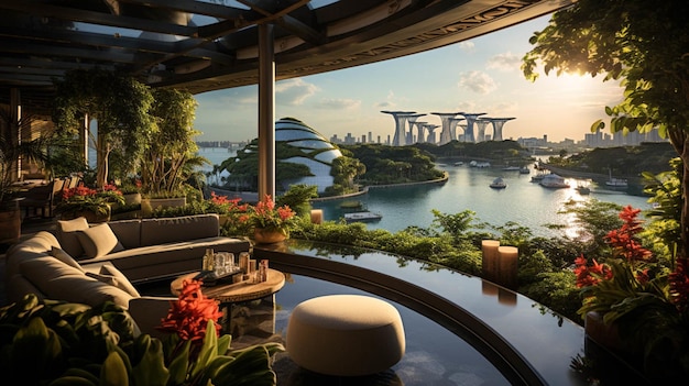 Mandarin Oriental Singapore binnen volledig zicht