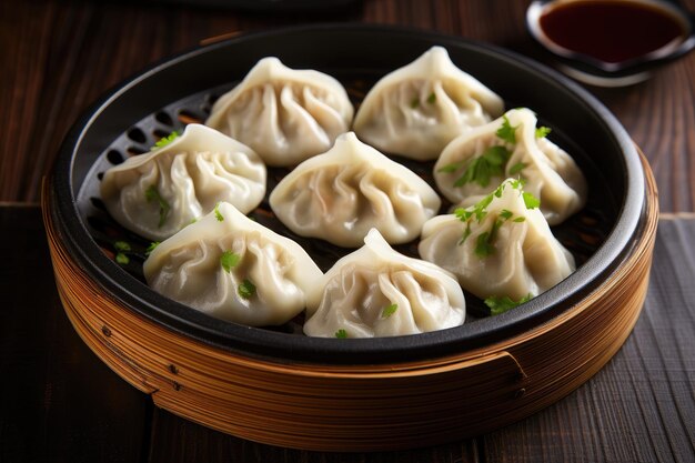 Mandu een gestoomde dumpling