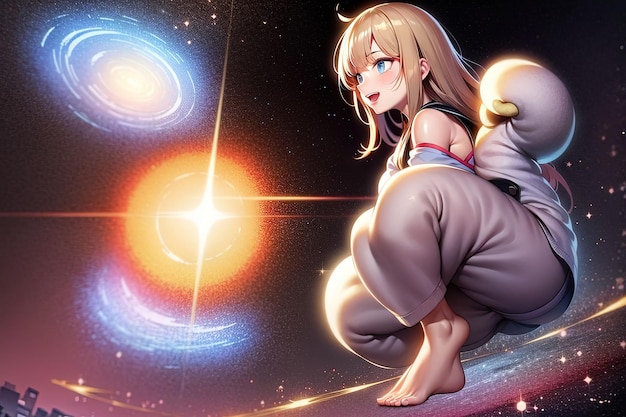 Galaxy Anime GIF - Galaxy Anime Night Sky - Discover & Share GIFs