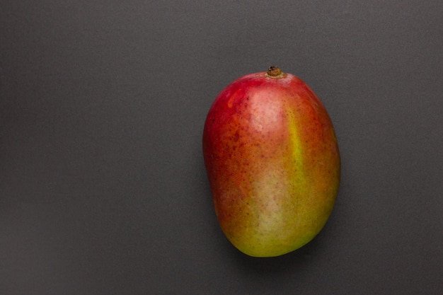 Mango on a black background