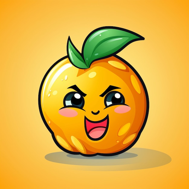 Premium AI Image | mango cartoon logo