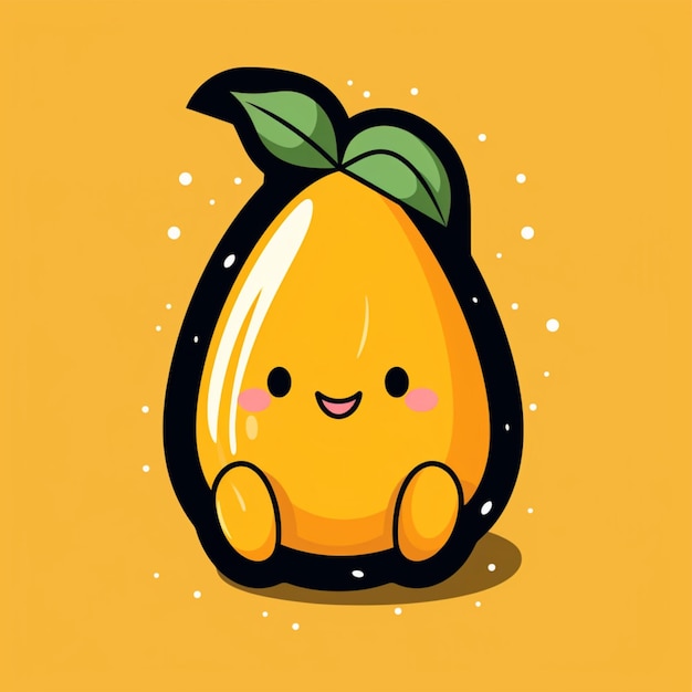 Mango cartoon logo