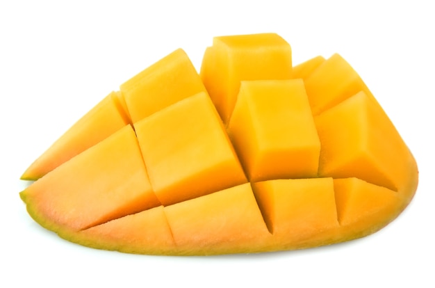 Mango cut close up