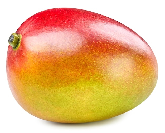 Mango die op witte achtergrond wordt geïsoleerd