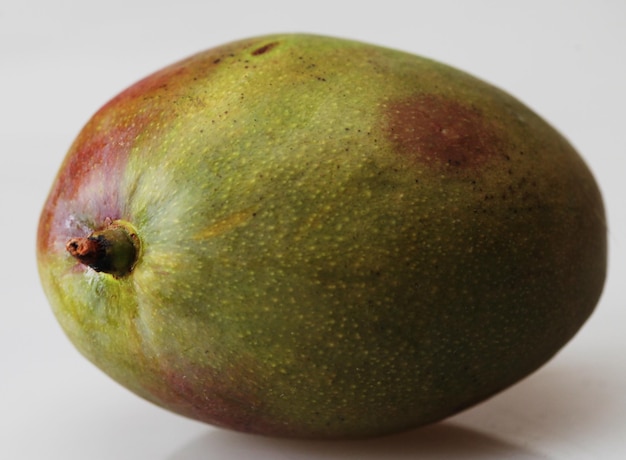 Mango over gray background