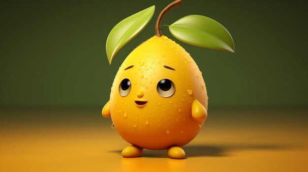 Foto mango illustratie personage ai generative