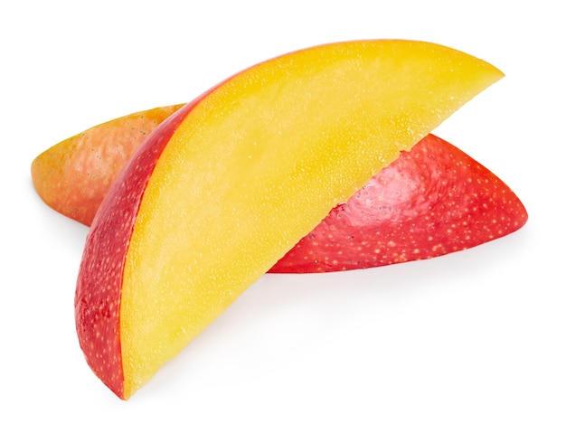 Mango isolated on white background. Ripe mango.