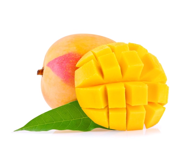 Mango isolated on white background