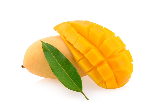 Mango isolated on white background