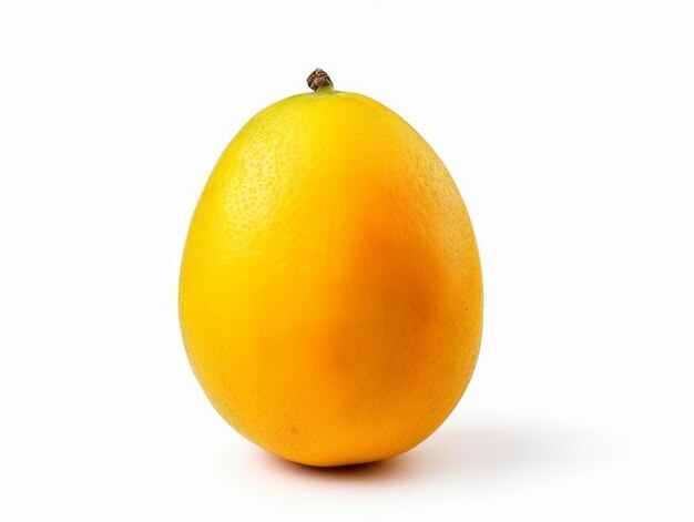 A mango isolated on a white background