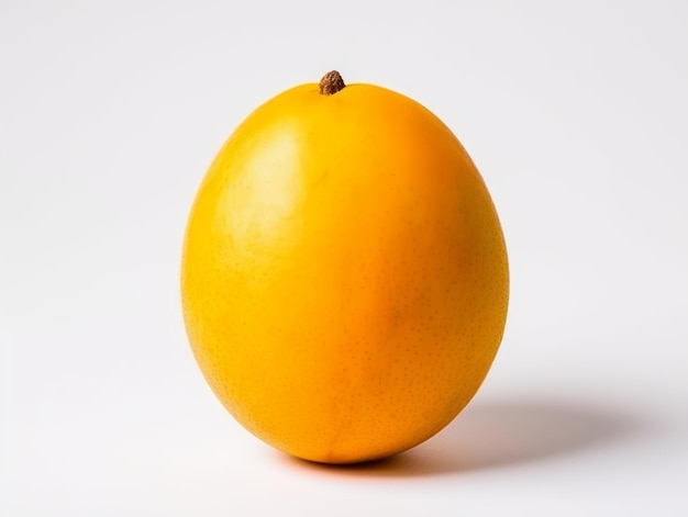 A mango isolated on a white background