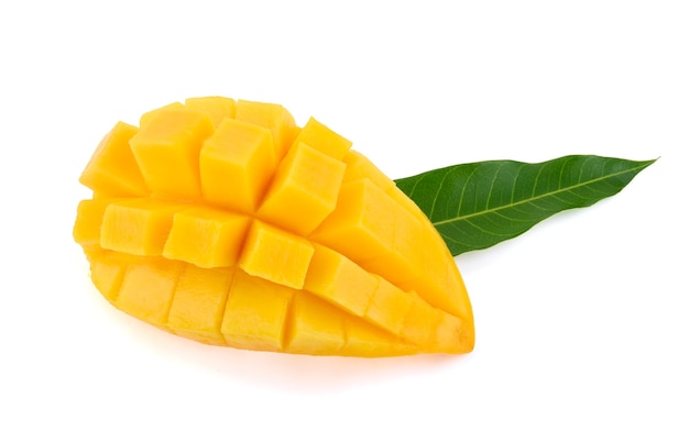 Mango isolated on white