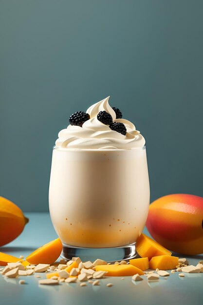 Photo mango lassi yogurt