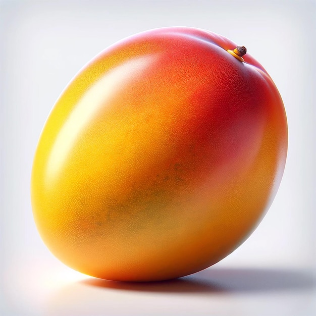 Foto mango op een witte achtergrond vers fruit