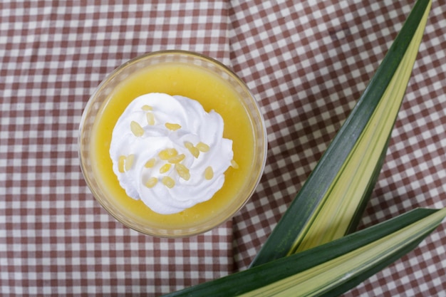 Mango puddingThai dessert