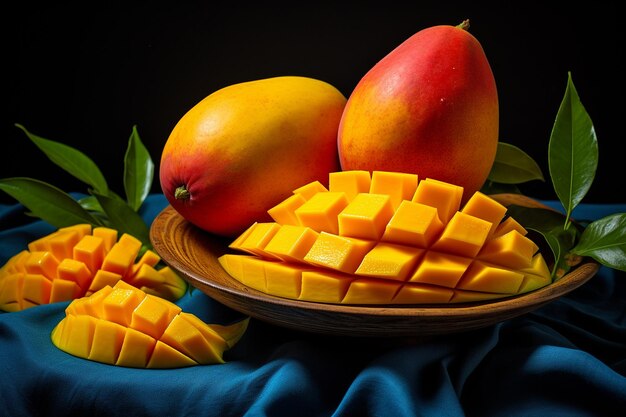 Foto mango's in realistische stijl