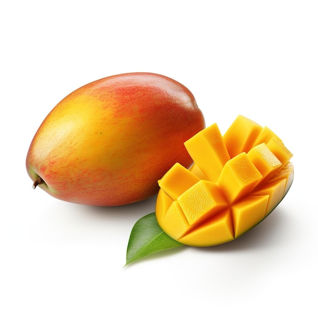 mango and slice