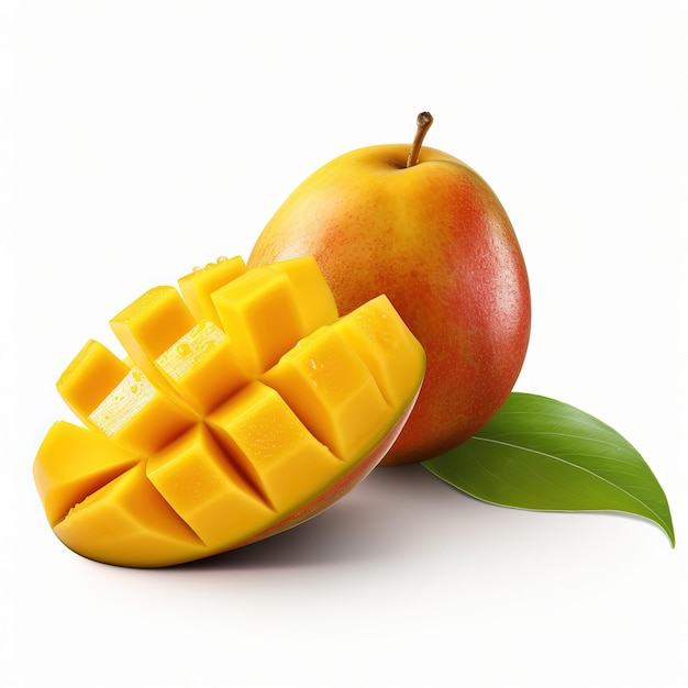 mango and slice