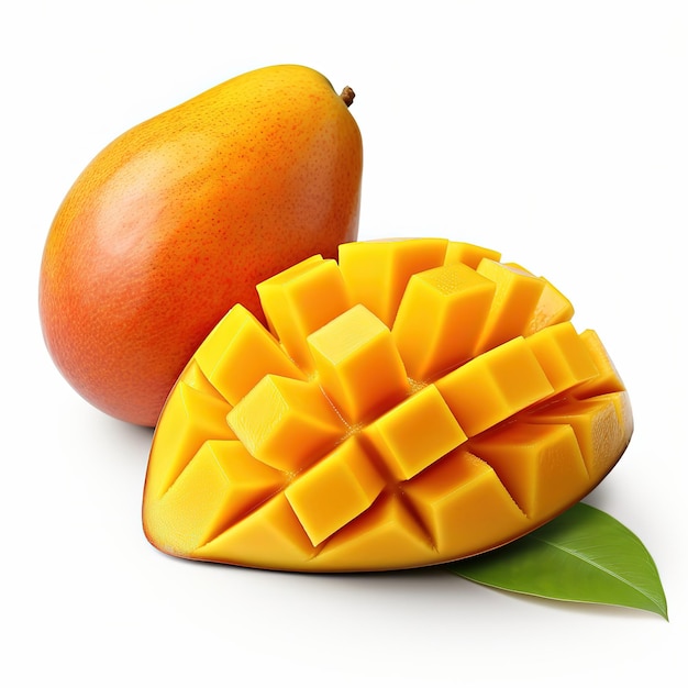mango and slice