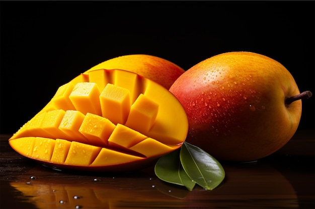 Mango and slice