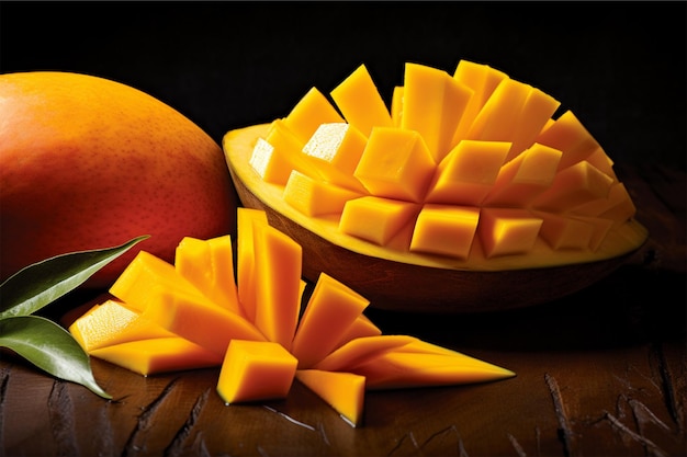 Mango and slice