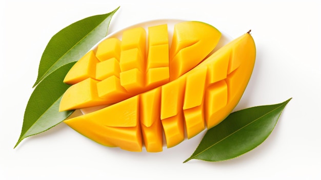 Mango sliced fruit