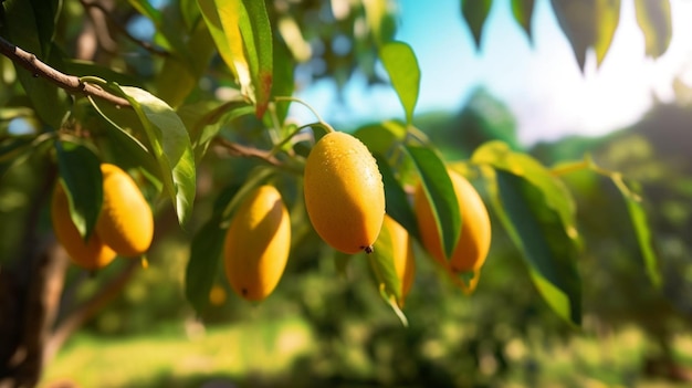 Photo mango trees