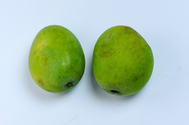 Mango on white background