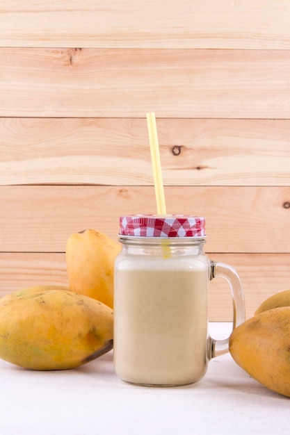 mango on a white background