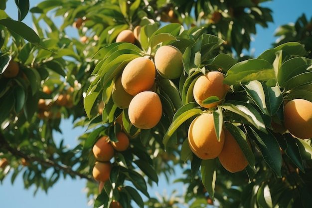 Mangoes in the tree