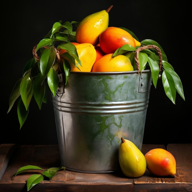 Mangos in Bucket Ai